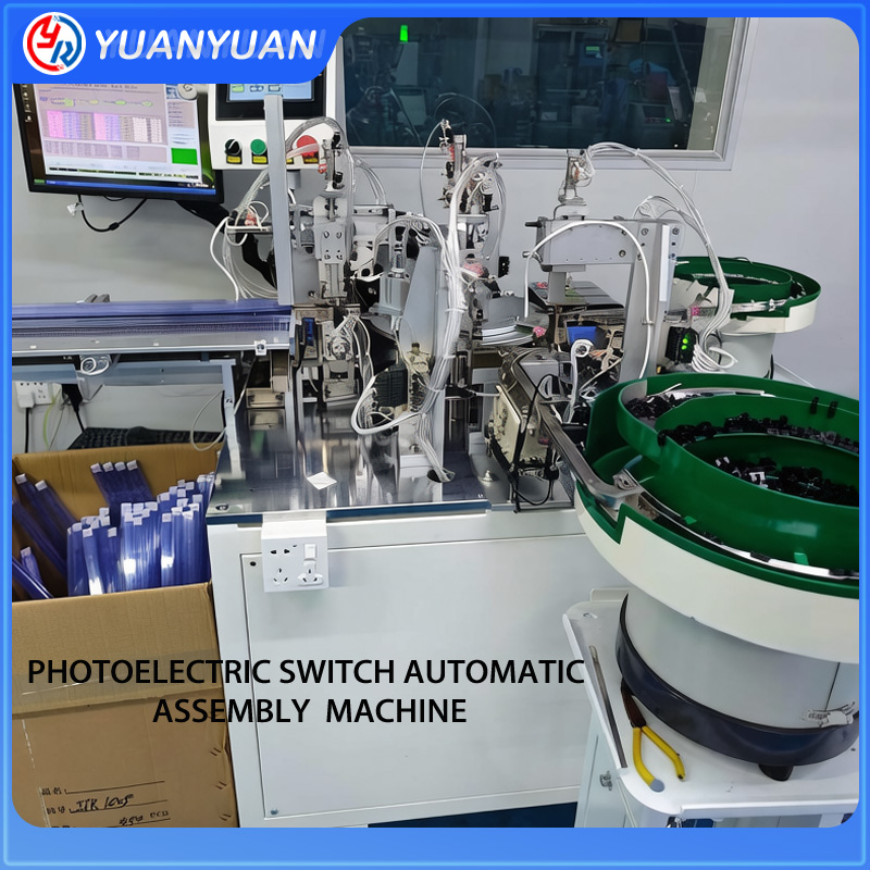 Automatic LED Lamp Bead Assembly, Tube Loading and Packaging Machine with CCD Inspection